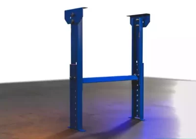 H-style conveyor support is designed to provide sturdy and reliable support for any conveyor system.