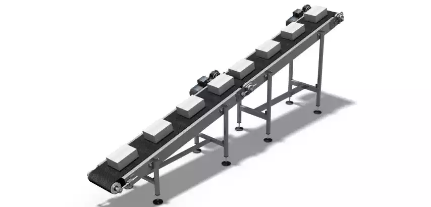 Incline slider Bed Conveyor